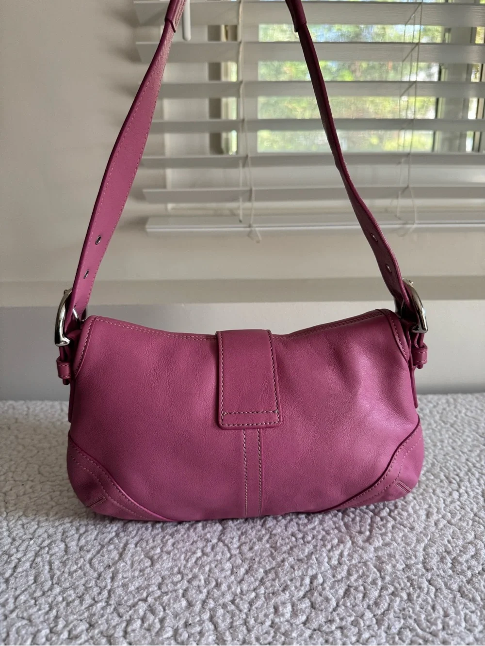 Coach Y2K Pink Small Soho Flap Shoulder Bag 9247